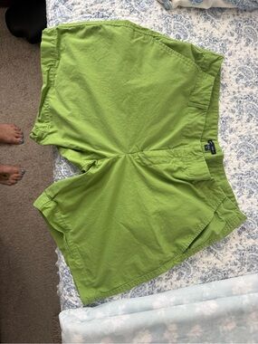 GAP Women's Bright Lime Green Bermuda Shorts